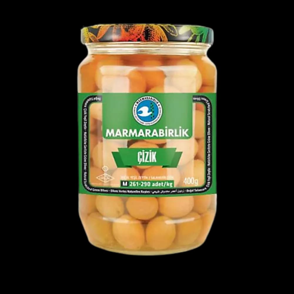 Marmarabirlik Marmara Birlik Yeşil Zeytin Çizik 400 gr