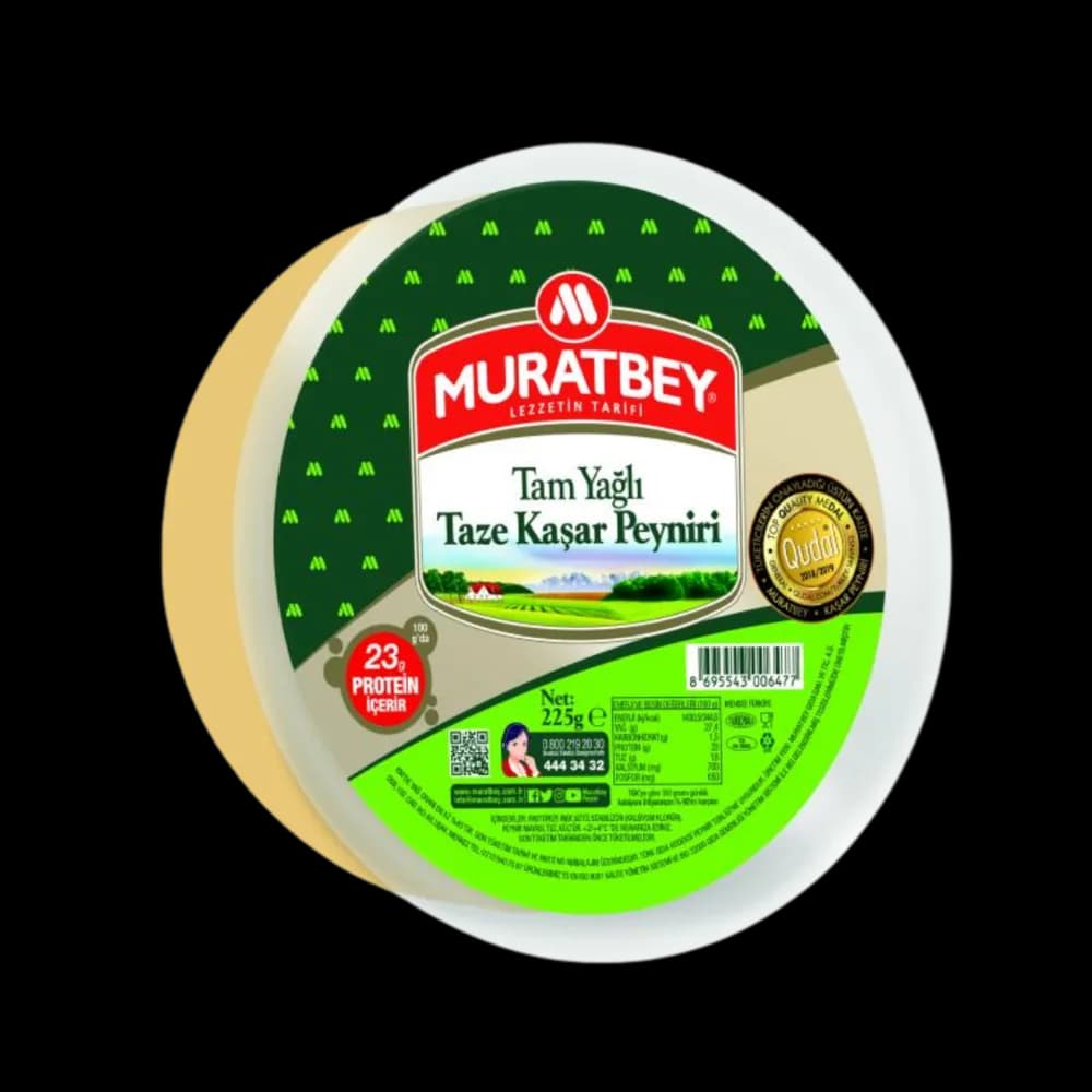 Muratbey Muratbey Taze Kaşar Peynir 225 gr