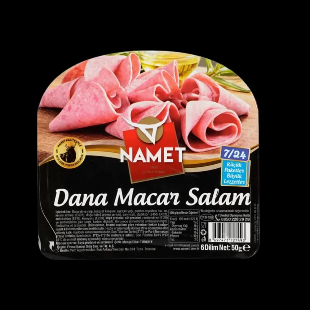 Namet Namet Salam Dana Macar Aç Bitir 50 gr
