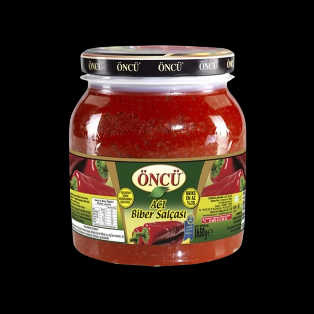 Öncü Öncü Salça Biber Acı 1650 gr