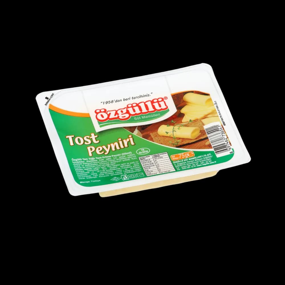 Özgüllü Özgüllü Tost Peyniri Dilimli 75 gr