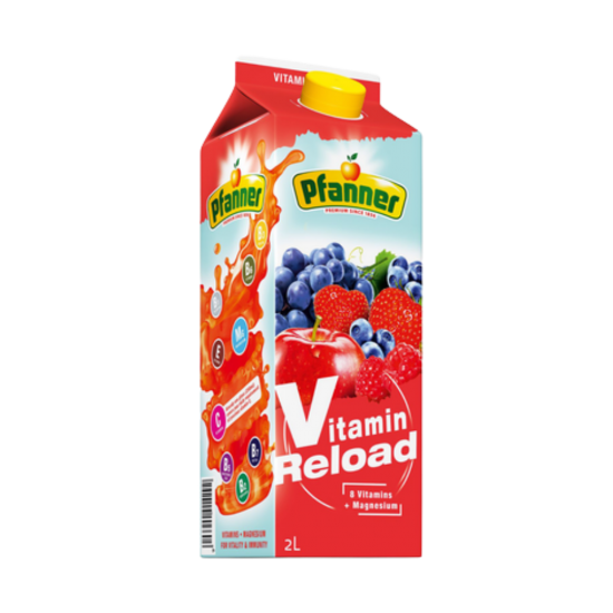 PFANNER VİTAMİN RELOAD MEYVE SUYU 2000 ML  PFANNER VİTAMİN RELOAD MEYVE SUYU 2000 ML