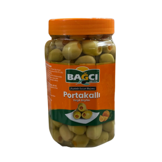 BAĞCI YEŞİL ZEYTİN PORTAKALLI 700 GR 