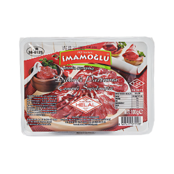 İMAMOĞLU PASTIRMA DİLİM (ÇEMENSİZ ) 100 GR  İMAMOĞLU PASTIRMA DİLİM (ÇEMENSİZ ) 100 GR
