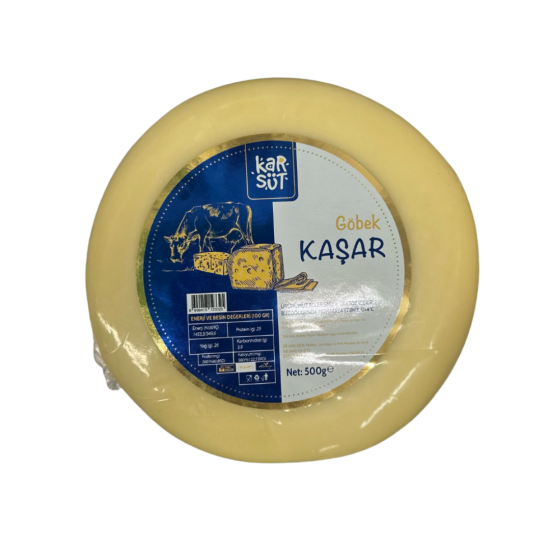 ERZURUM OVASI GÖBEK KAŞAR PEYNİRİ 500 GR 