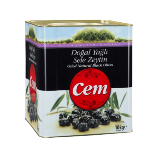 CEM SİYAH ZEYTİN YAĞLI SALAMURA ( 231-260 )10 KG