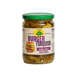 KÜHNE TURŞU HALKA DİLİMLİ BURGER CAM 530 ML  KÜHNE TURŞU HALKA DİLİMLİ BURGER CAM 530 ML