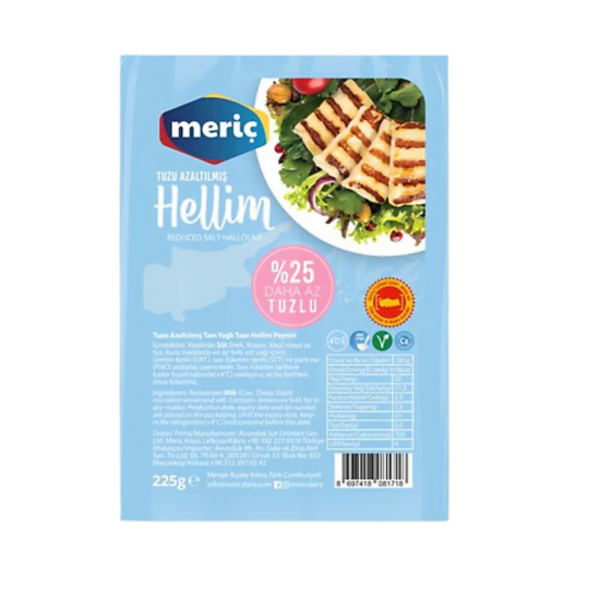 MERİÇ HELLİM PEYNİR KIBRIS AZ TUZLU 225 GR 