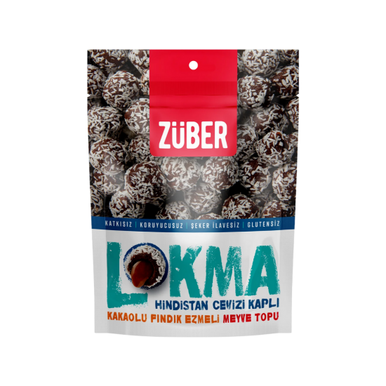 ZÜBER LOKMA HİNDİSTAN CEVİZLİ 96 GR 