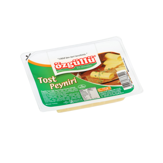 ÖZGÜLLÜ TAZE KAŞAR PEYNİR DİLİMLİ 75 GR 