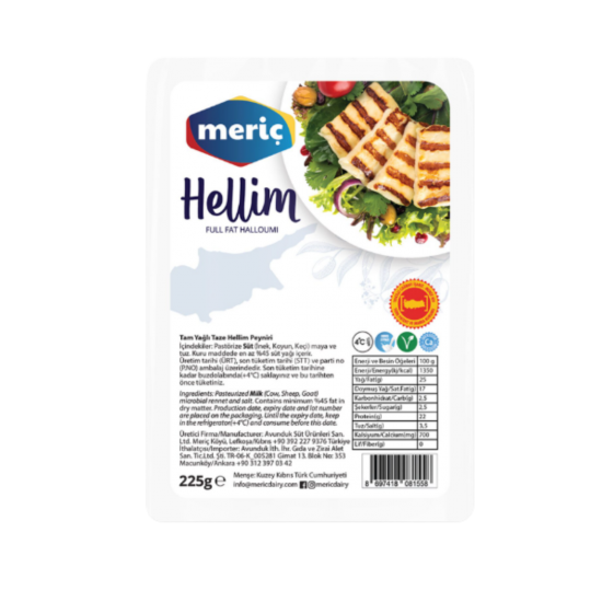 MERİÇ HELLİM PEYNİR KIBRIS 225 GR 