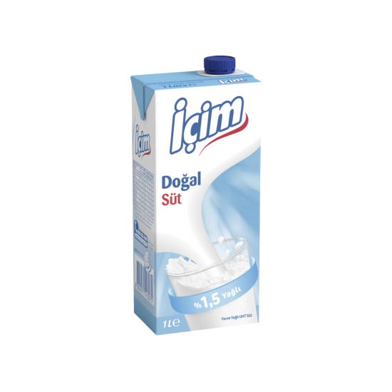 İÇİM SÜT %1,5 YAĞLI 1 LT 