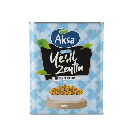 AKSA YEŞİL ZEYTİN BİBERLİ (201-230) 10 KG
