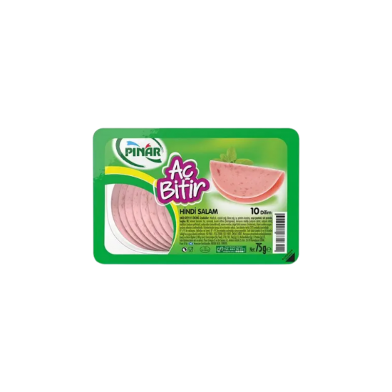 PINAR AÇ BİTİR HİNDİ SALAM 75 GR (KOLİ İÇİ 16 AD) 