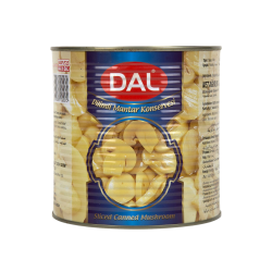DAL MANTAR KONSERVESİ DİLİMLİ 2550 GR  DAL MANTAR KONSERVESİ DİLİMLİ 2550 GR