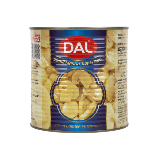 DAL MANTAR KONSERVESİ DİLİMLİ 2550 GR  DAL MANTAR KONSERVESİ DİLİMLİ 2550 GR