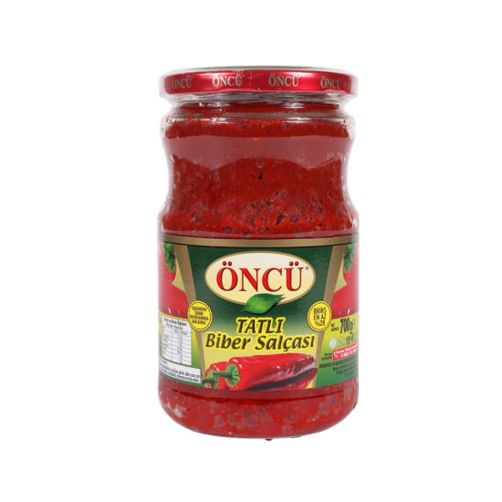 ÖNCÜ SALÇA BİBER TATLI  700 GR  ÖNCÜ SALÇA BİBER TATLI  700 GR