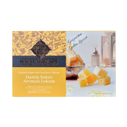 H.LATİFZADE LOKUM DAMLA SAKIZI AROMALI 400 GR  H.LATİFZADE LOKUM DAMLA SAKIZI AROMALI 400 GR