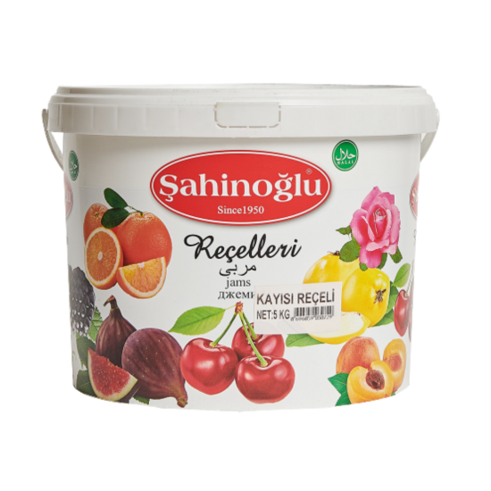 ŞAHİNOĞLU REÇEL KAYISI KOVA 5 KG 