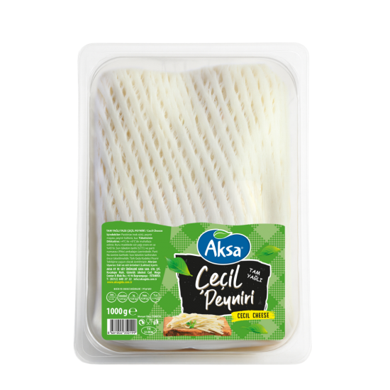 AKSA ÇEÇİL PEYNİR (ERİTME) 1000 GR
