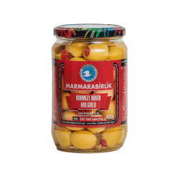 MARMARA BİRLİK  YEŞİL ZEYTİN BİBERLİ 400 GR  MARMARA BİRLİK  YEŞİL ZEYTİN BİBERLİ 400 GR
