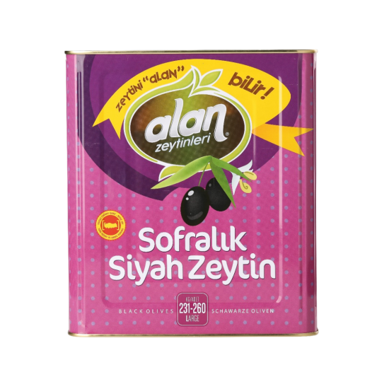 ALAN SİYAH ZEYTİN  SPECIAL (231-260 KLB) 10 KG ALAN SİYAH ZEYTİN  SPECIAL (231-260 KLB) 10 KG