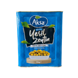 AKSA YEŞİL ZEYTİN KOKTEYL (101-120) 10 KG  AKSA YEŞİL ZEYTİN KOKTEYL (101-120) 10 KG
