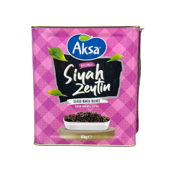 AKSA SİYAH ZEYTİN DİLİMLİ 8 KG  AKSA SİYAH ZEYTİN DİLİMLİ 8 KG