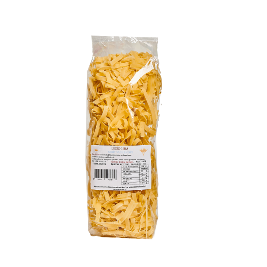 LEZİZ ŞERİT SADE ERİŞTE 350 GR  LEZİZ ŞERİT SADE ERİŞTE 350 GR