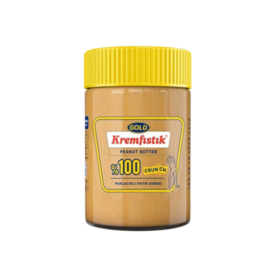 GOLD FISTIK KREM %100 CRUNCH 340 GR  GOLD FISTIK KREM %100 CRUNCH 340 GR