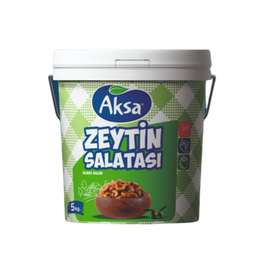AKSA ZEYTİN SALATASI KOVA 5 KG 