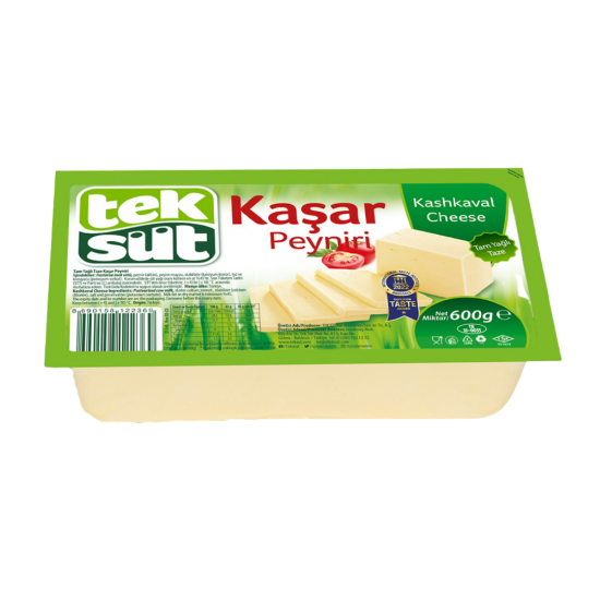 TEKSÜT TAZE KAŞAR PEYNİRİ 600 GR 
