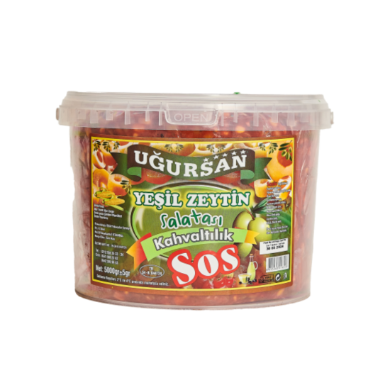 UĞURSAN  ZEYTİN SALATASI 5 KG  UĞURSAN  ZEYTİN SALATASI 5 KG