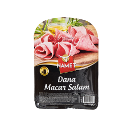 NAMET SALAM MACAR DİLİMLİ 150 GR  NAMET SALAM MACAR DİLİMLİ 150 GR