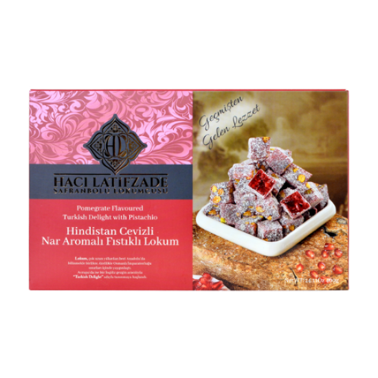 H.LATİFZADE LOKUM NARLI FISTIKLI 400 GR 
