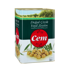 CEM YEŞİL ZEYTİN DOĞAL ÇİZİK 291-350 13 KG 