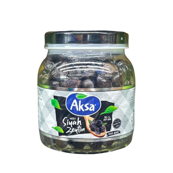 AKSA SİYAH ZEYTİN 201-260  1000 GR 