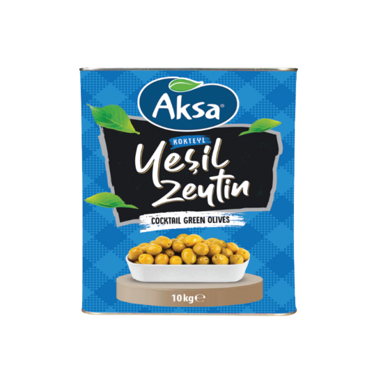 AKSA YEŞİL ZEYTİN KOKTEYL (101-120) 10 KG