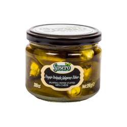 SOSERO JALEPONE BİBER CAM 300 GR SOSERO JALEPONE BİBER CAM 300 GR