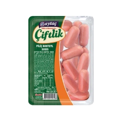 AYTAÇ SOSİS PİLİÇ KOKTEYL ÇİFTLİK 225 GR  AYTAÇ SOSİS PİLİÇ KOKTEYL ÇİFTLİK 225 GR