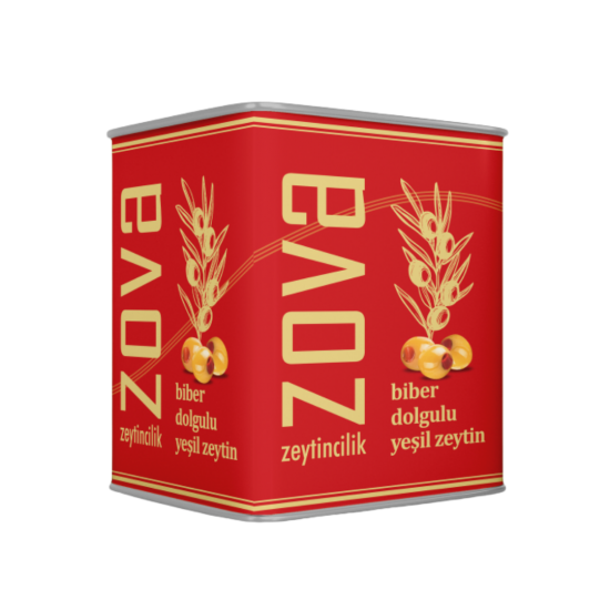 ZOVA YEŞİL ZEYTİN IZGARA BİBER DOLGULU 10 KG