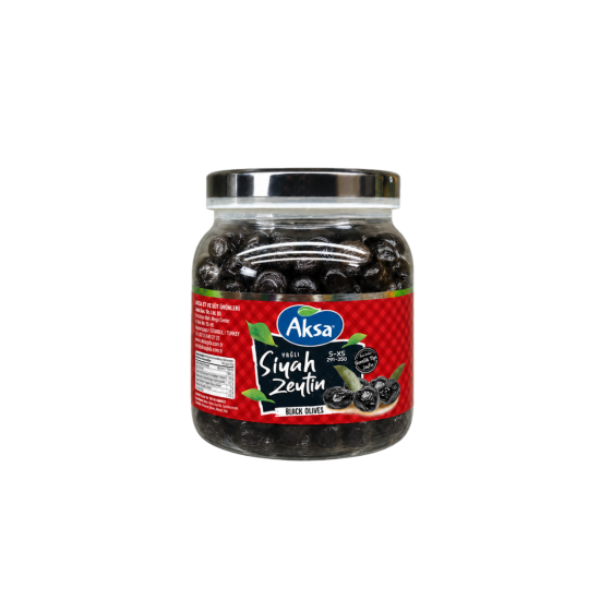 AKSA SİYAH ZEYTİN 291-350 1000 GR 