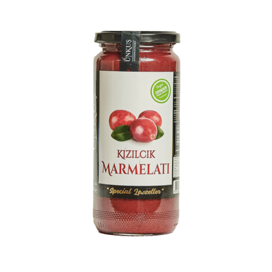 ÜNKUŞ MARMELAT KIZILCIK 600 GR 