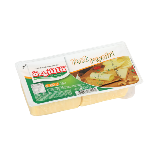 ÖZGÜLLÜ TAZE KAŞAR PEYNİR DİLİMLİ 400 GR  ÖZGÜLLÜ TAZE KAŞAR PEYNİR DİLİMLİ 400 GR