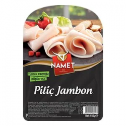 NAMET JAMBON PİLİÇ DİLİMLİ 150 GR  NAMET JAMBON PİLİÇ DİLİMLİ 150 GR