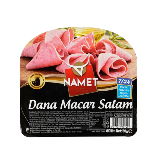 NAMET SALAM DANA MACAR AÇ BİTİR 50 GR 