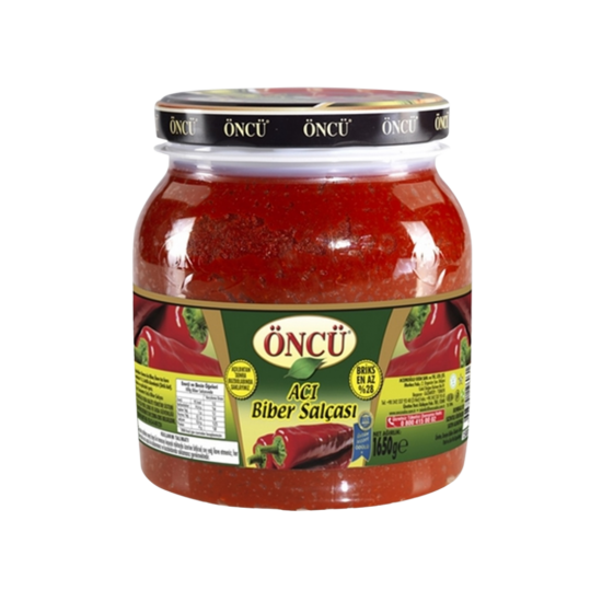 ÖNCÜ SALÇA BİBER ACI 1650 GR  ÖNCÜ SALÇA BİBER ACI 1650 GR