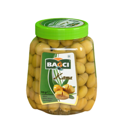 BAĞCI YEŞİL ZEYTİN KIRMA 400 GR  BAĞCI YEŞİL ZEYTİN KIRMA 400 GR