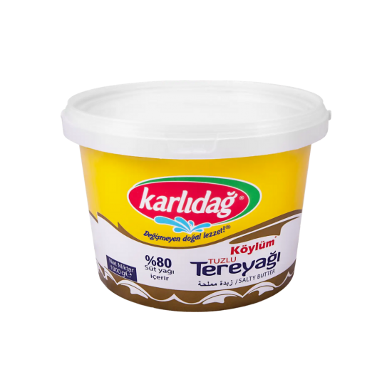 KARLIDAĞ TEREYAĞI KÖYLÜM TUZLU 9 KG