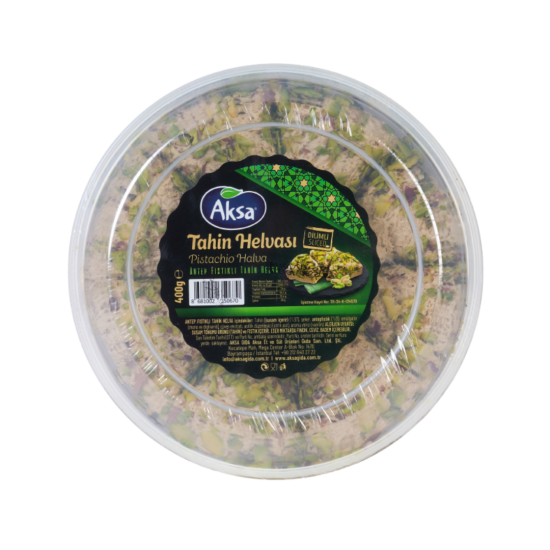 AKSA HELVA FISTIKLI 400 GR  AKSA HELVA FISTIKLI 400 GR